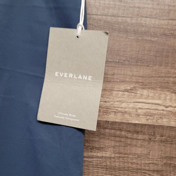 Everlane Blue Atlantic The Perform Bike Short Size XS High Rise Pocket Women's - Picture 7 of 15